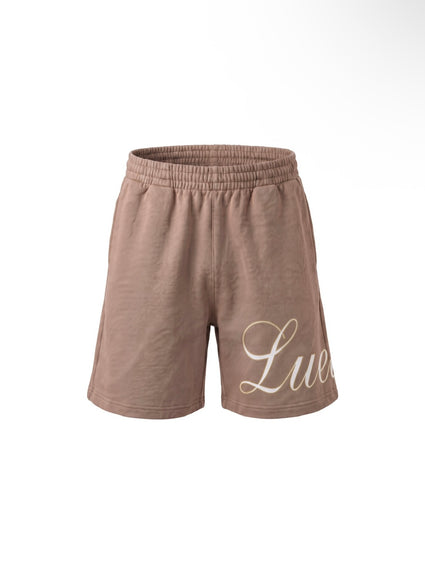 Lueur Lueur Short Script SS26 Beige
