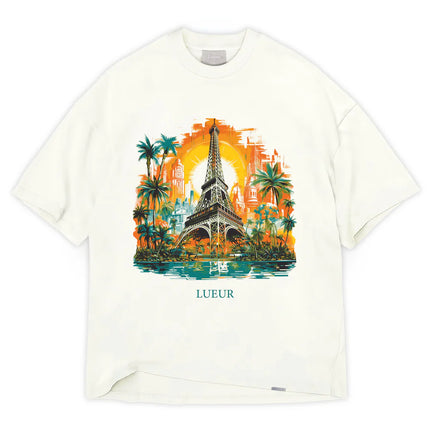 Lueur Lueur T-Shirt Eifel Tower FW25 White