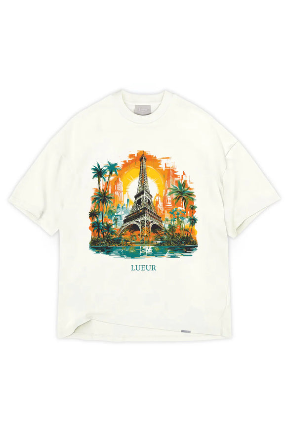 Lueur Lueur T-Shirt Eifel Tower FW25 White