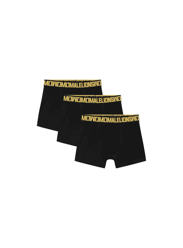 Malelions Malelions Boxer 3-Pack  Venetian SS25 Black/Gold