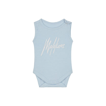 Malelions Malelions Junior Baby Bodysuit Light Blue
