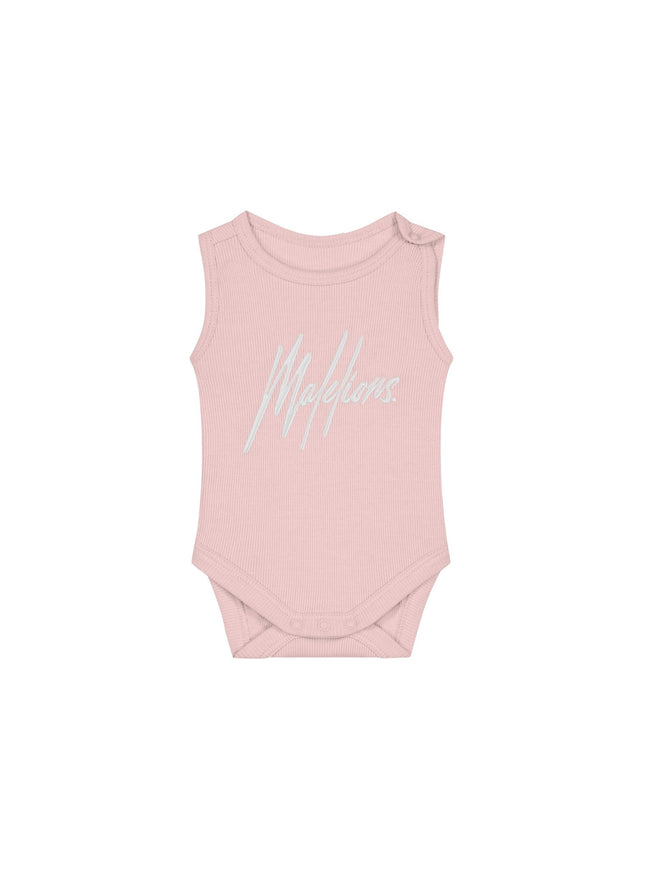 Malelions Malelions Junior Baby Bodysuit Light Pink