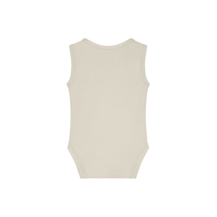 Malelions Malelions Junior Baby Bodysuit Signature Beige