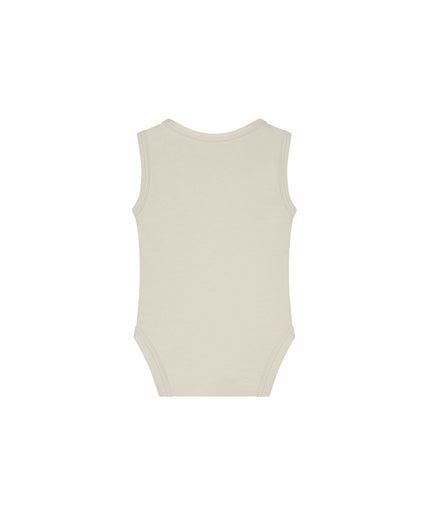 Malelions Malelions Junior Baby Bodysuit Signature Beige