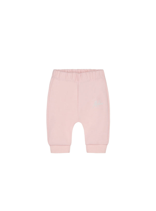 Malelions Malelions Junior Baby Trackpants Signature Light Pink