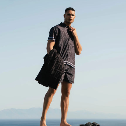 Malelions Malelions Set Monogram SS25 Black