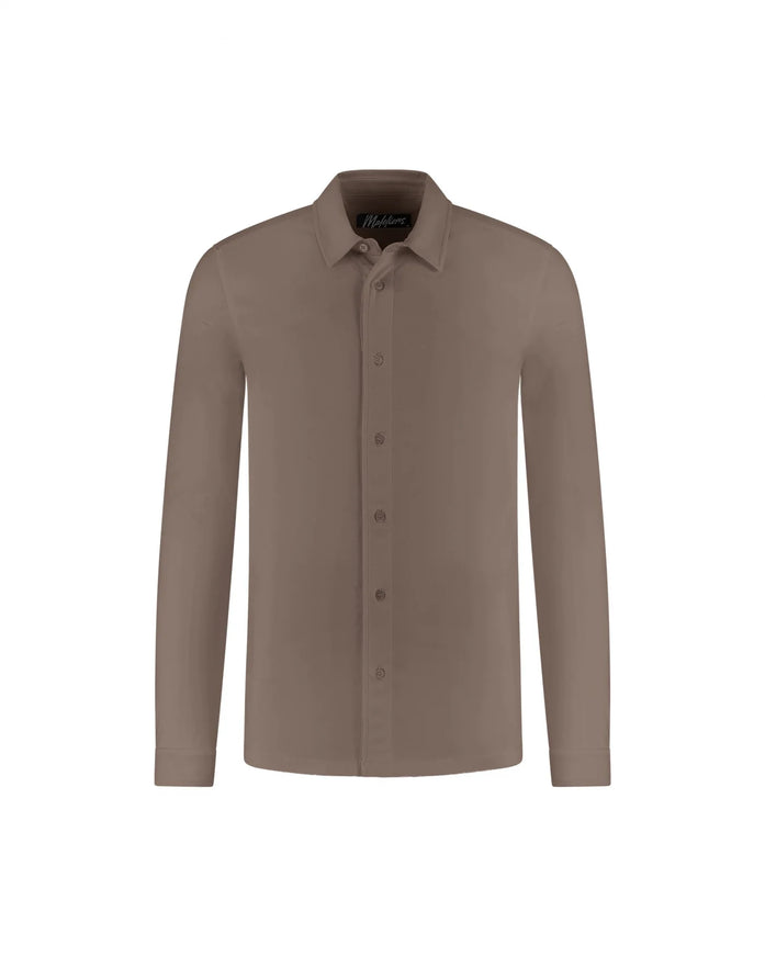 Malelions Malelions Shirt Button Down PS25 Stone Brown