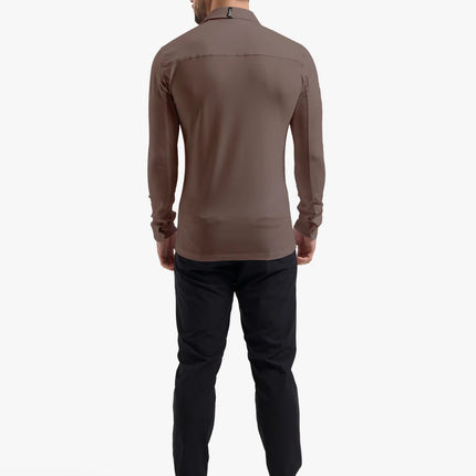 Malelions Malelions Shirt Button Down PS25 Stone Brown