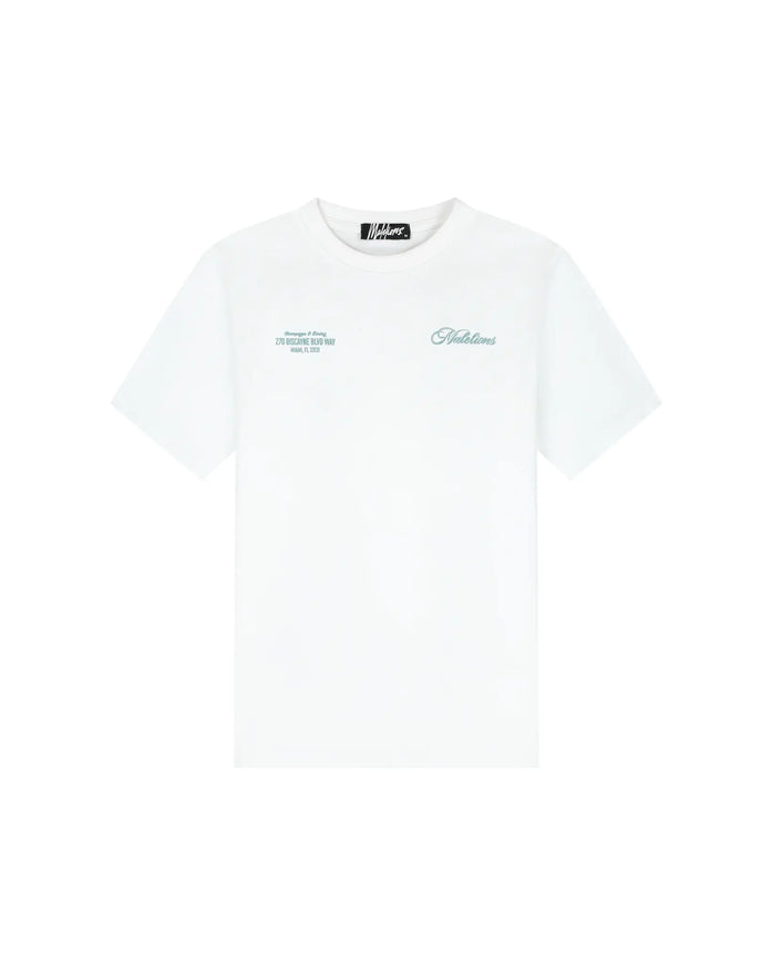 Malelions Malelions T-Shirt Champagne SS25 White