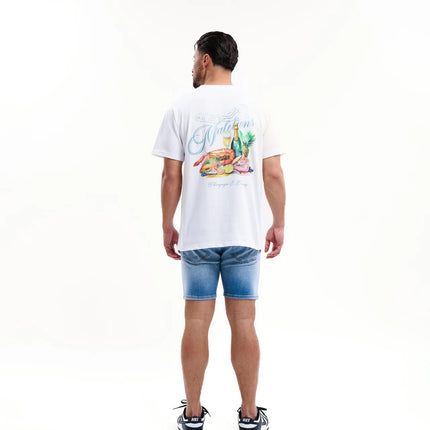 Malelions Malelions T-Shirt Champagne SS25 White