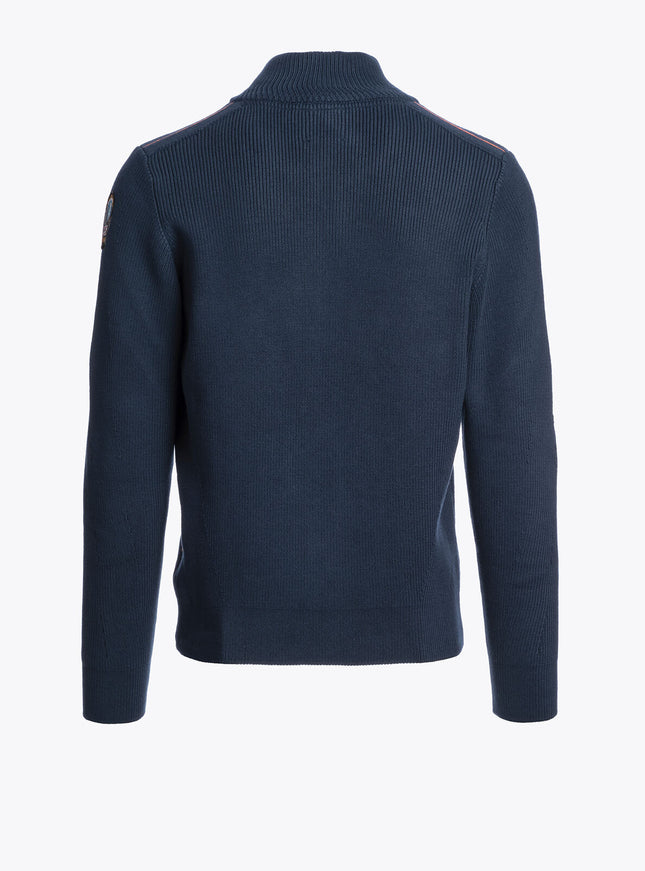 Parajumpers Parajumpers Full Zip Cardigan Sweater Manny FW25 Navy