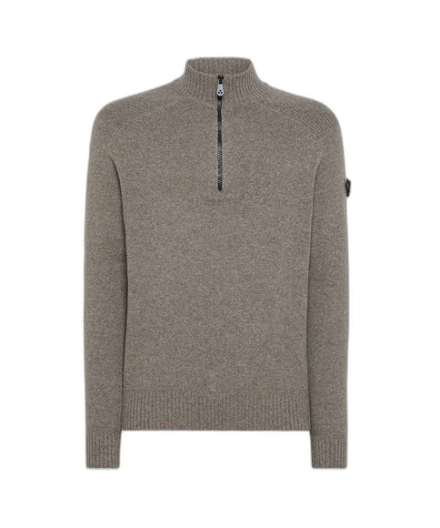 Peuterey Peuterey Half Zip Braille FW26 Taupe