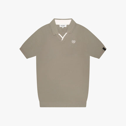 Quotrell Quotrell Couture Polo Elijah SS25 Faded Olive/White