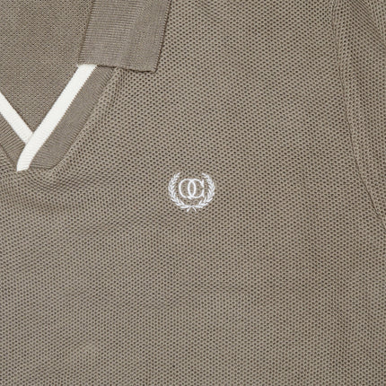 Quotrell Quotrell Couture Polo Elijah SS25 Faded Olive/White