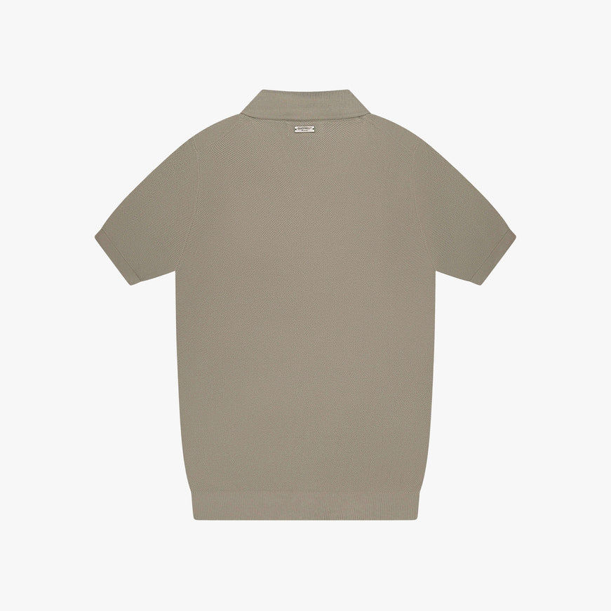 Quotrell Quotrell Couture Polo Elijah SS25 Faded Olive/White