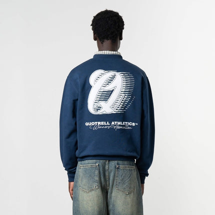 Quotrell Quotrell Crewneck Athletics FW25 Navy/White