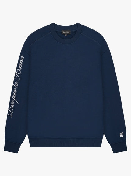 Quotrell Quotrell Crewneck Command FW25 Navy