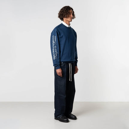 Quotrell Quotrell Crewneck Command FW25 Navy