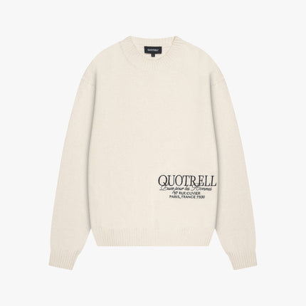 Quotrell Quotrell Crewneck Knitted Rico FW25 Ecru