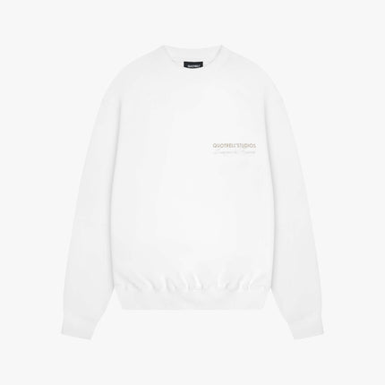 Quotrell Quotrell Crewneck Studios FW25 Ecru/Taupe
