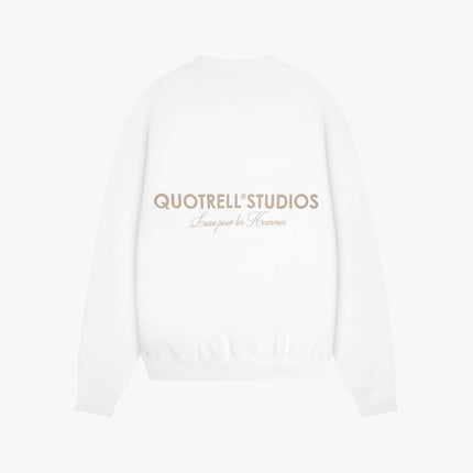 Quotrell Quotrell Crewneck Studios FW25 Ecru/Taupe