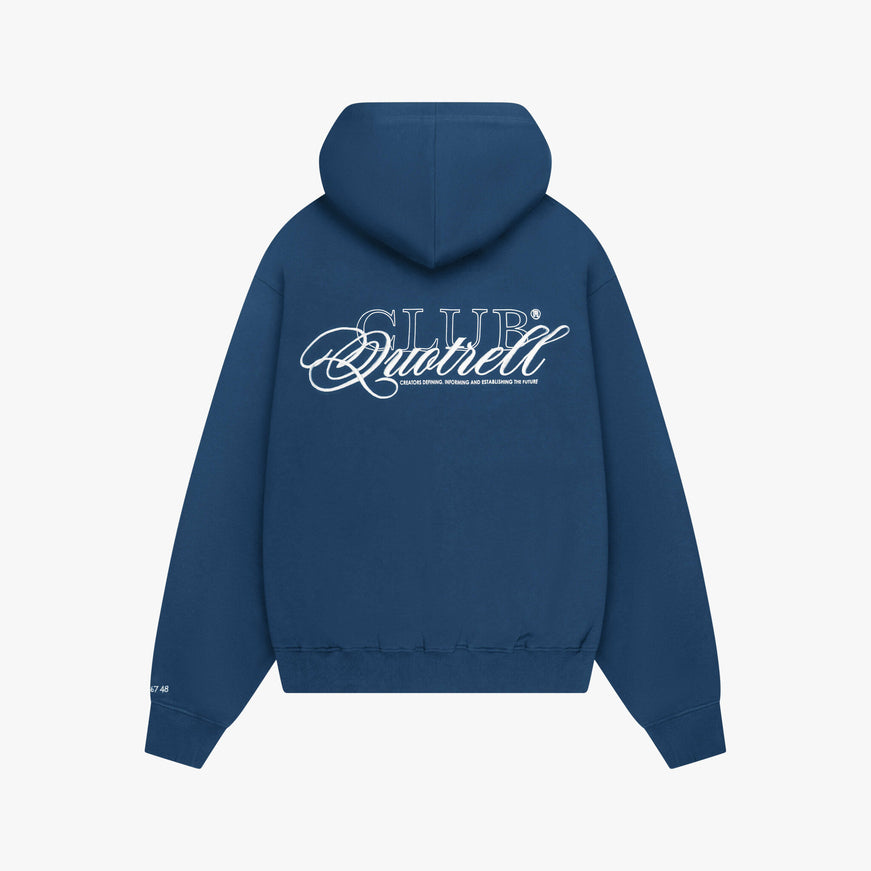 Quotrell Quotrell Hoodie Futura FW25 Navy/White