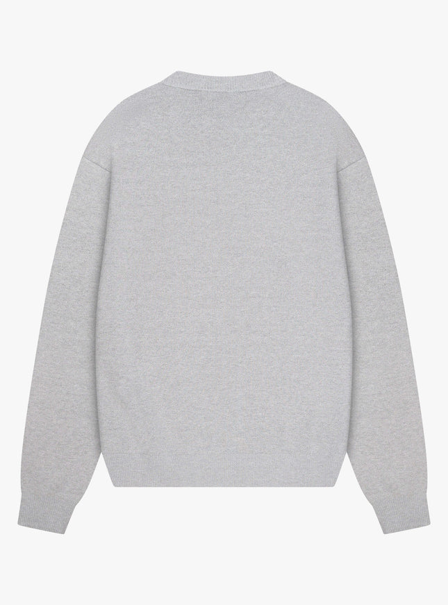 Quotrell Quotrell Sweater Knitted Mondrian FW25 Grey Melee/Navy