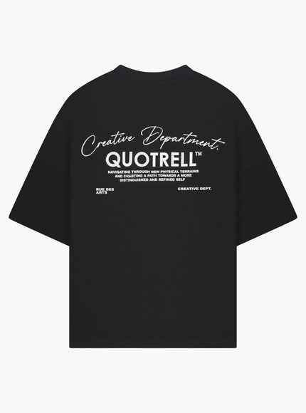 Quotrell Quotrell T-Shirt Department FW25 Black/White