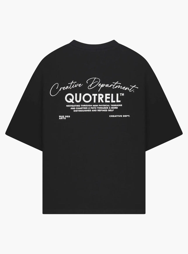 Quotrell Quotrell T-Shirt Department FW25 Black/White