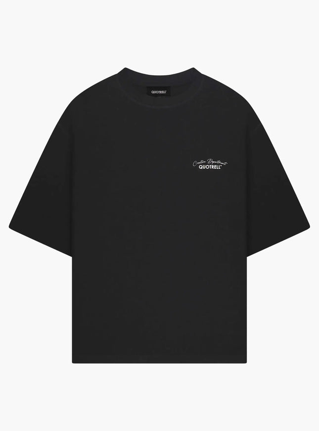 Quotrell Quotrell T-Shirt Department FW25 Black/White