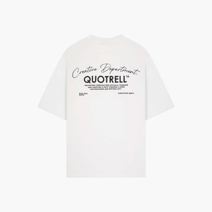 Quotrell Quotrell T-Shirt Department FW25 White/Black