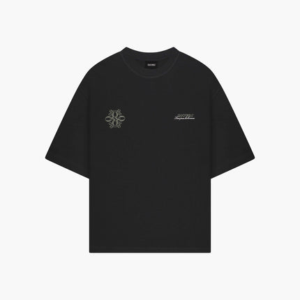 Quotrell Quotrell T-Shirt Insignia FW25 Black/Moss Green