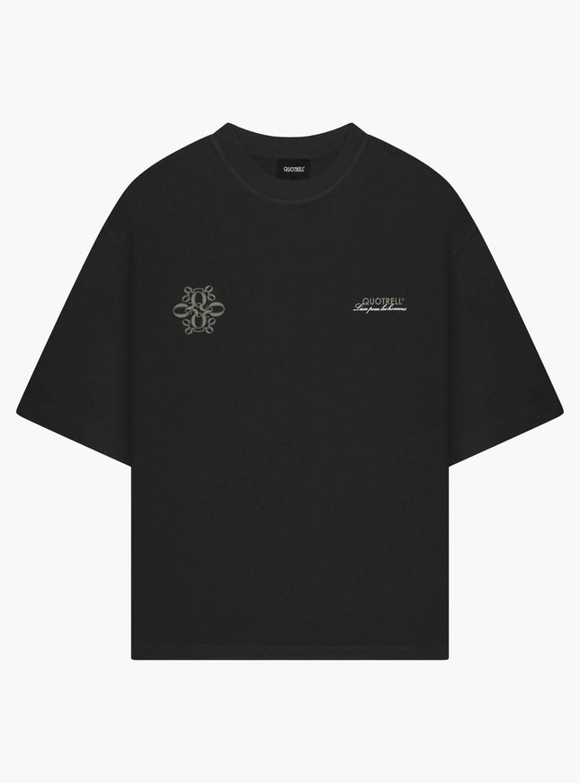 Quotrell Quotrell T-Shirt Insignia FW25 Black/Moss Green