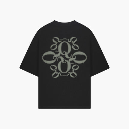 Quotrell Quotrell T-Shirt Insignia FW25 Black/Moss Green