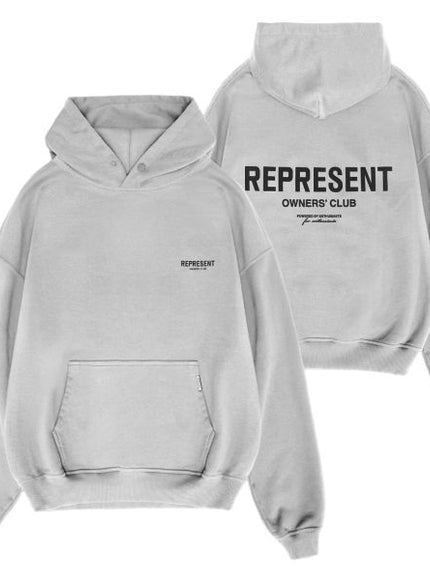Represent Represent Hoodie Owners Club FW25 Ash Grey