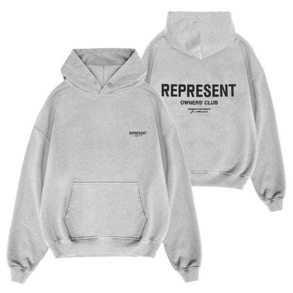 Represent Represent Hoodie Owners Club FW25 Ash Grey