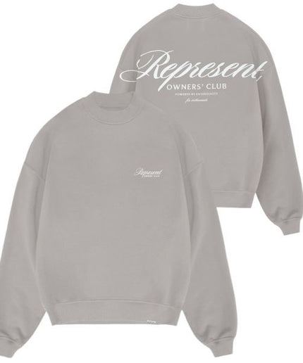 Represent Represent Sweater Script FW25 Slate