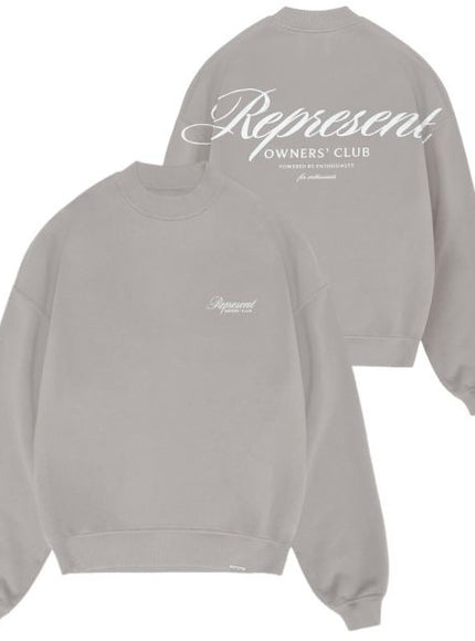 Represent Represent Sweater Script FW25 Slate