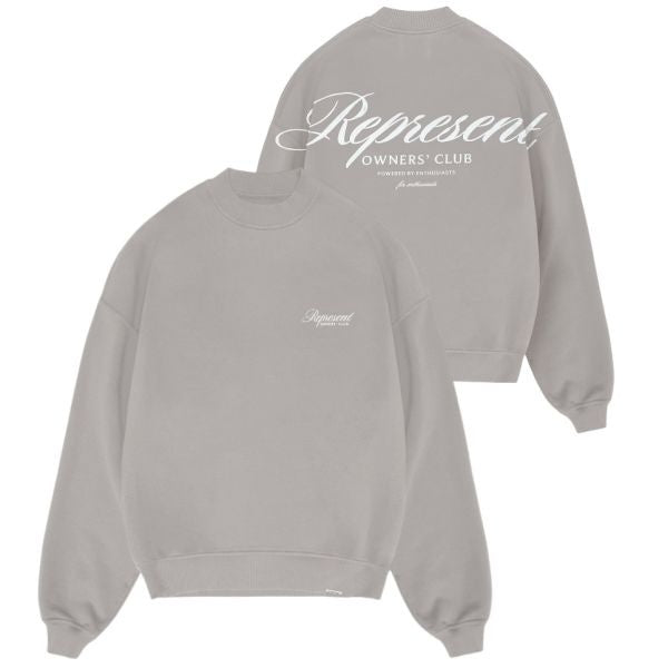 Represent Represent Sweater Script FW25 Slate