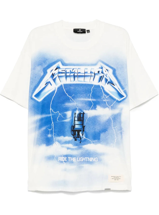 Represent Represent T-Shirt Metallica Ride The Lightning SS25 White
