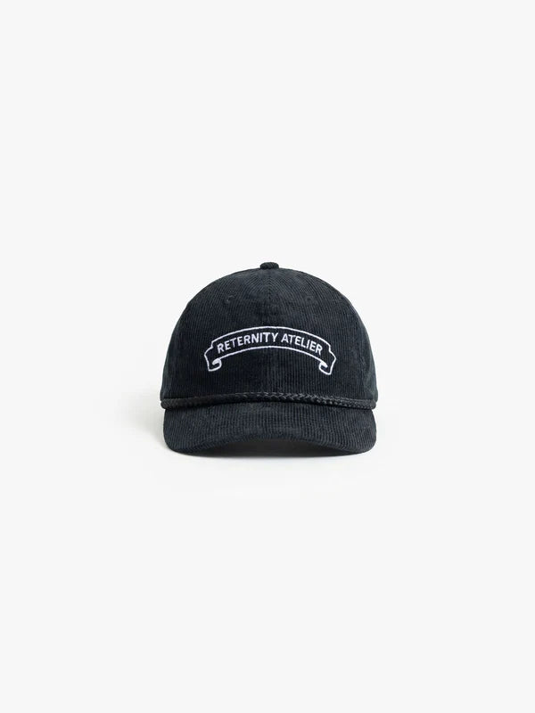 Reternity Reternity Cap Band Of Process SS26 Corduroy Black