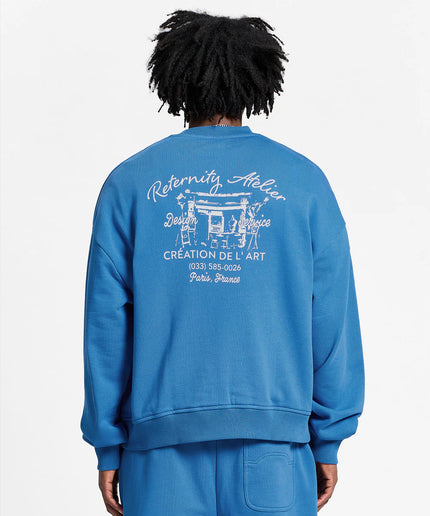 Reternity Reternity Crewneck De L'art FW25 Blue