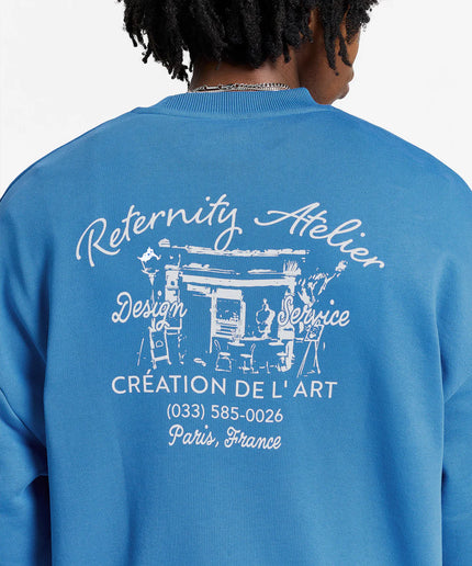 Reternity Reternity Crewneck De L'art FW25 Blue