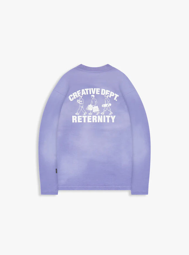 Reternity Reternity Longsleeve Creative Dept FW25 Washed Purple