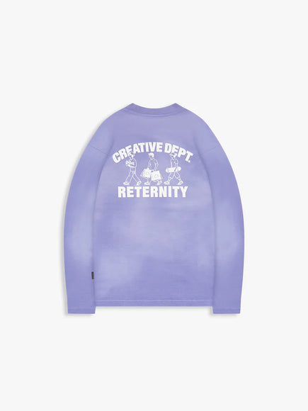 Reternity Reternity Longsleeve Creative Dept FW25 Washed Purple