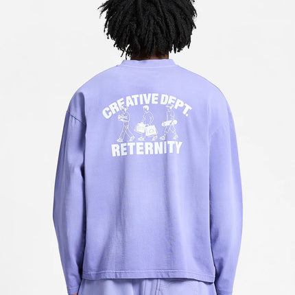 Reternity Reternity Longsleeve Creative Dept FW25 Washed Purple