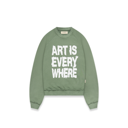 Reternity Reternity Sweater Art Is Everywhere FW25 Washed Green