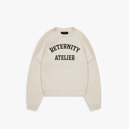 Reternity Reternity Sweater Evenie Logo Knit FW25 Cream