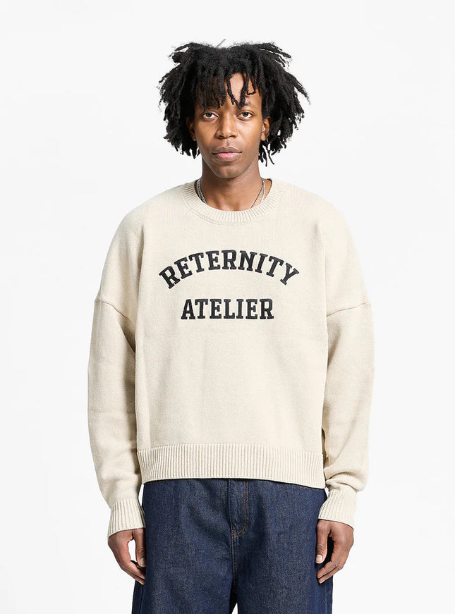 Reternity Reternity Sweater Evenie Logo Knit FW25 Cream