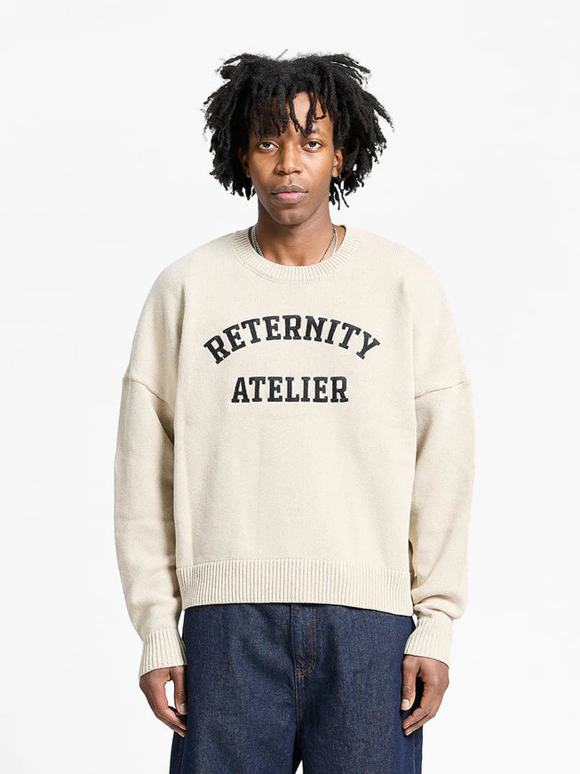 Reternity Reternity Sweater Evenie Logo Knit FW25 Cream